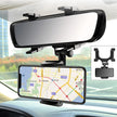 360° Car Mirror Telescopic Smart Phone Holder Mount