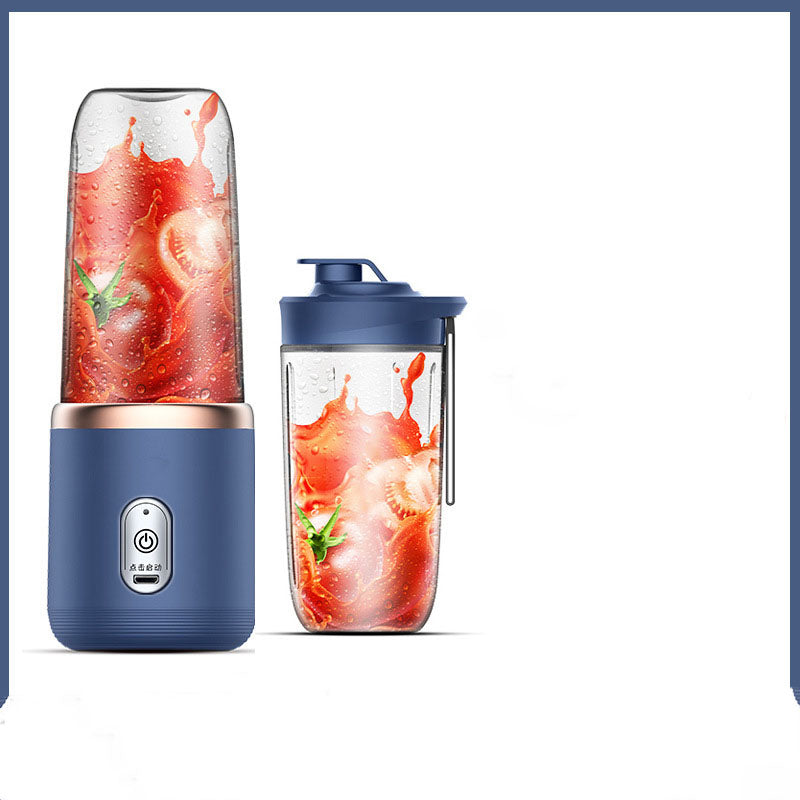 6Blade Portable Blender Mini Juicer Cup Extractor Smoothie USB Charging Fruit Squeezer Blender Food Mixer Ice Crusher Portable Juicer Machine