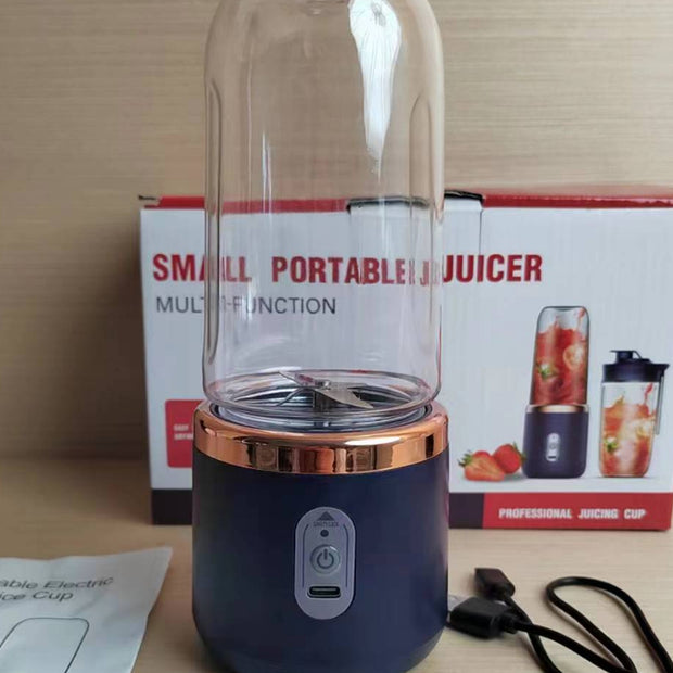 6Blade Portable Blender Mini Juicer Cup Extractor Smoothie USB Charging Fruit Squeezer Blender Food Mixer Ice Crusher Portable Juicer Machine