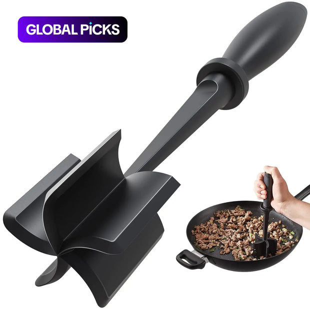 Handheld Meat Chopper, Non-Stick Meat Mincer and Manual Hamburger Meat Masher, Chicken Shredder Tool, Multifunctional Kitchen Cooking Accessory, Meat Shredding Machine, Meat Shredders