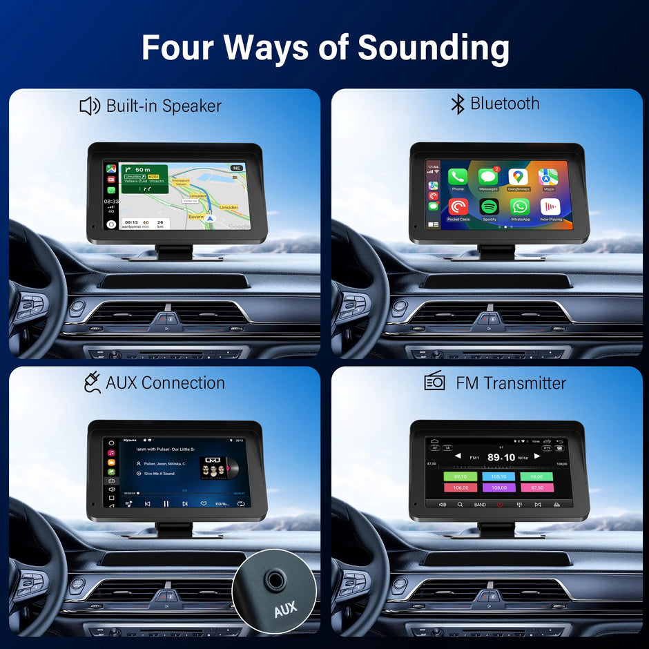 Wireless Carplay Screen, 7