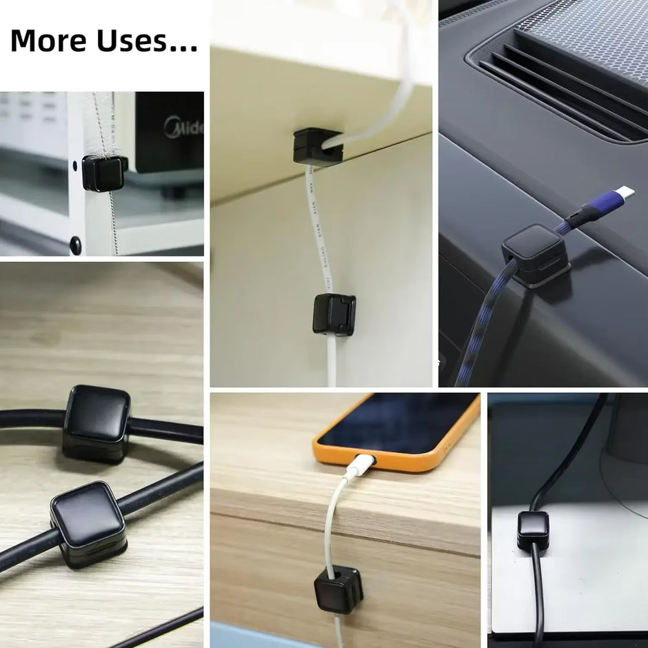 Magnetic Cable Organizer Clips For Cable Management